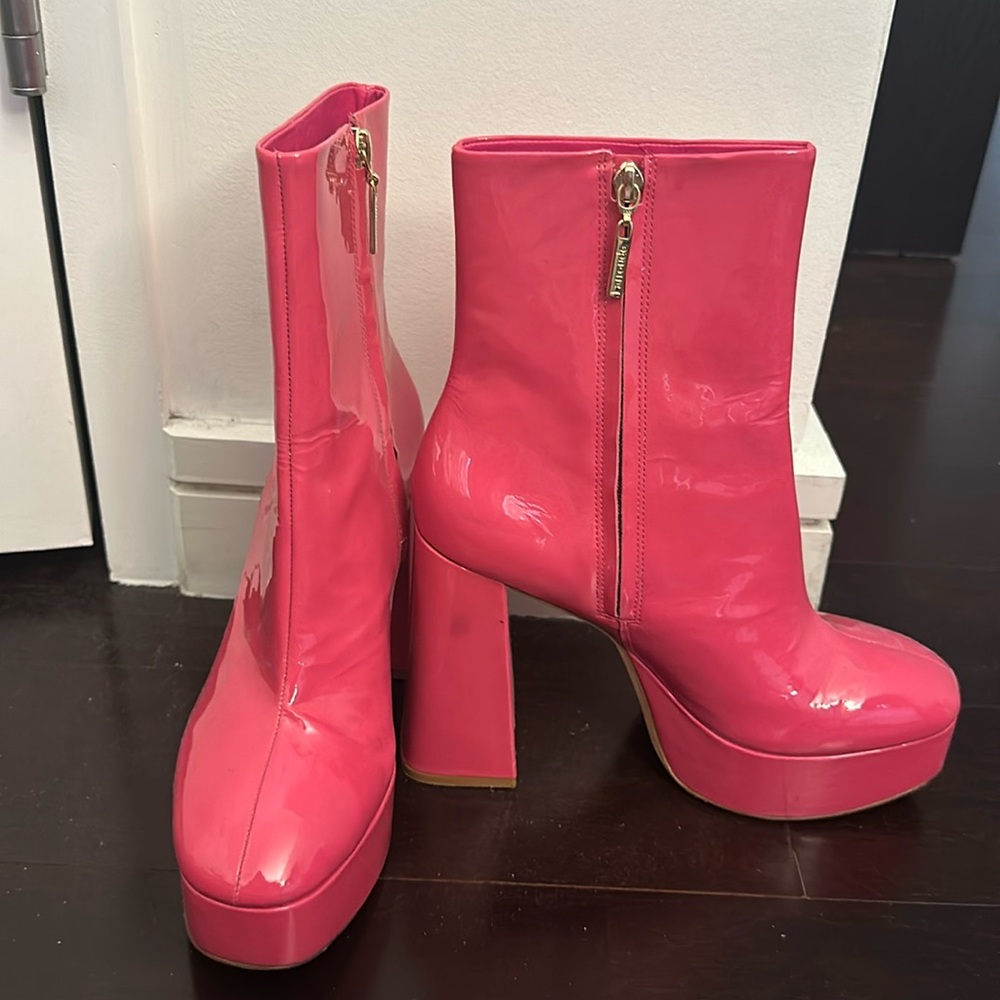 Larroude Pink Boot